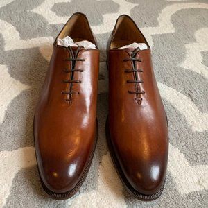Wall + Water Men's Tan/Brown Dress Oxfords